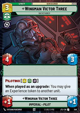 Wingman Victor Three, Backstabber