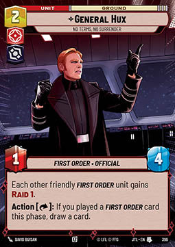 General Hux, No Terms, No Surrender
