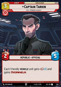 Captain Tarkin, Full Forward Assault