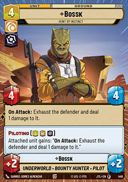 Bossk, Hunt By Instinct