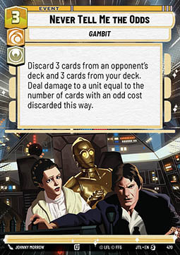 Never Tell Me the Odds