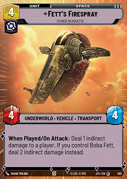 Fett's Firespray, Feared Silhouette