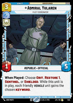 Admiral Yularen, Fleet Coordinator (V.2)