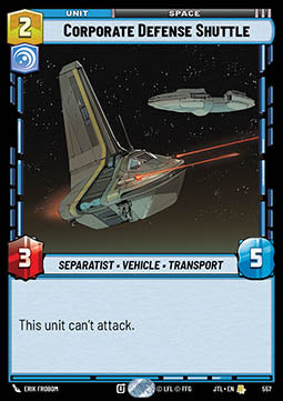 Corporate Defense Shuttle (V.2)
