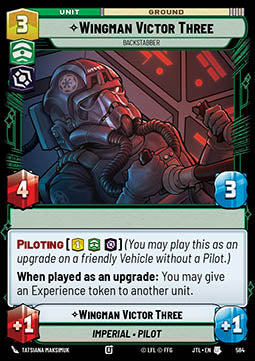 Wingman Victor Three, Backstabber (V.2) Immagine principale del prodotto