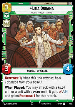Leia Organa, Pilots, To Your Stations (V.2)