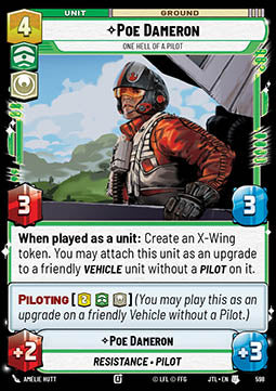 Poe Dameron, One Hell of a Pilot (V.2)