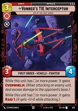 Vonreg's TIE Interceptor, Ace of the First Order (V.2) Immagine principale del prodotto
