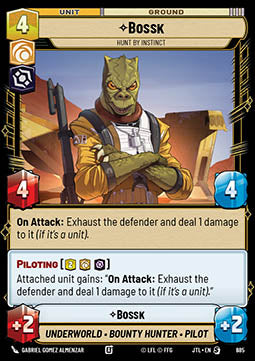 Bossk, Hunt By Instinct (V.2)