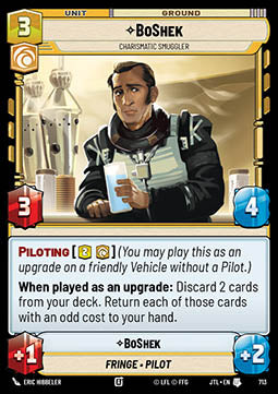 BoShek, Charismatic Smuggler (V.2)