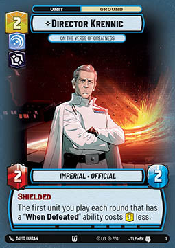 Director Krennic, On the Verge of Greatness (V.1)