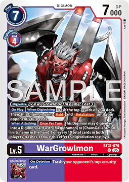 WarGrowlmon (BT21-076)
