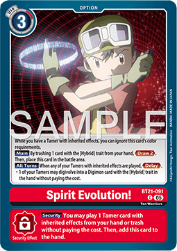 Spirit Evolution! (BT21-091) Immagine principale del prodotto