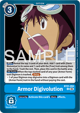 Armor Digivolution (BT21-094)