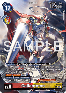 Gallantmon (P-186) Immagine principale del prodotto