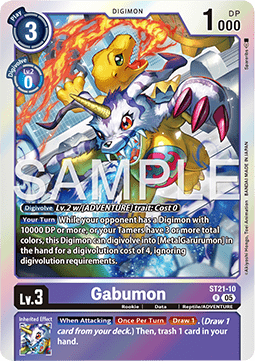 Gabumon (ST21-10) (V.1) Immagine principale del prodotto
