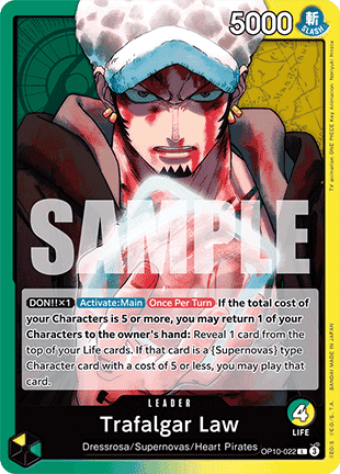 Trafalgar Law (OP10-022) (V.1) Immagine principale del prodotto