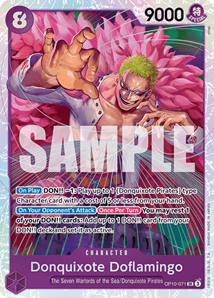 Donquixote Doflamingo (OP10-071) (V.1) Immagine principale del prodotto