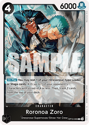 Roronoa Zoro (OP10-095) Immagine principale del prodotto