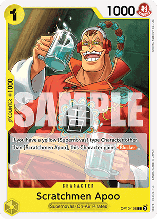 Scratchmen Apoo (OP10-108)