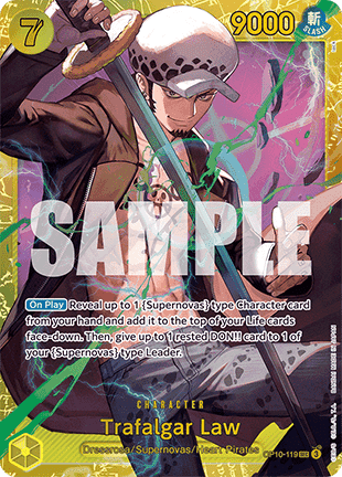 Trafalgar Law (OP10-119) (V.1) Immagine principale del prodotto