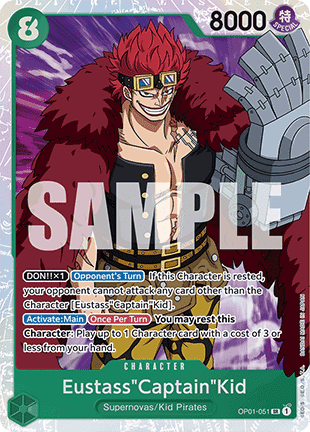 Eustass"Captain"Kid (OP01-051) (V.1) Immagine principale del prodotto