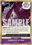 Judgment of Hell (OP02-089) (V.1)