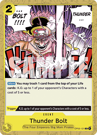 Thunder Bolt (OP03-121) (V.1) Immagine principale del prodotto