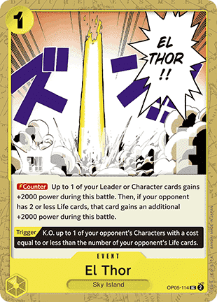 El Thor (OP05-114) (V.1) Immagine principale del prodotto