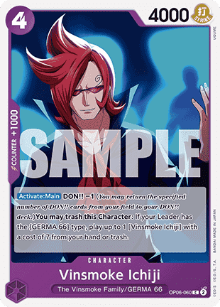 Vinsmoke Ichiji (OP06-060) (V.1) Immagine principale del prodotto