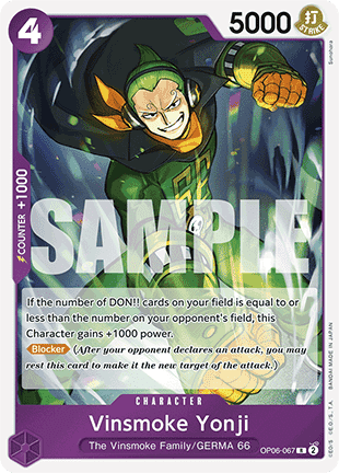 Vinsmoke Yonji (OP06-067) (V.1) Immagine principale del prodotto
