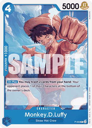 Monkey.D.Luffy (P-055) (V.1) Immagine principale del prodotto