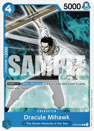 Dracule Mihawk (ST03-005) (V.1) Immagine principale del prodotto