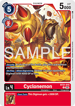 Cyclonemon (BT21-015) Immagine principale del prodotto