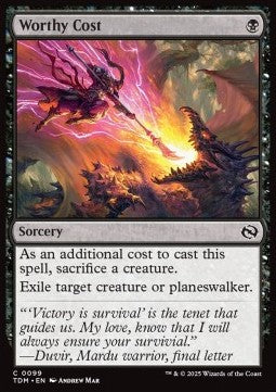 Worthy Cost