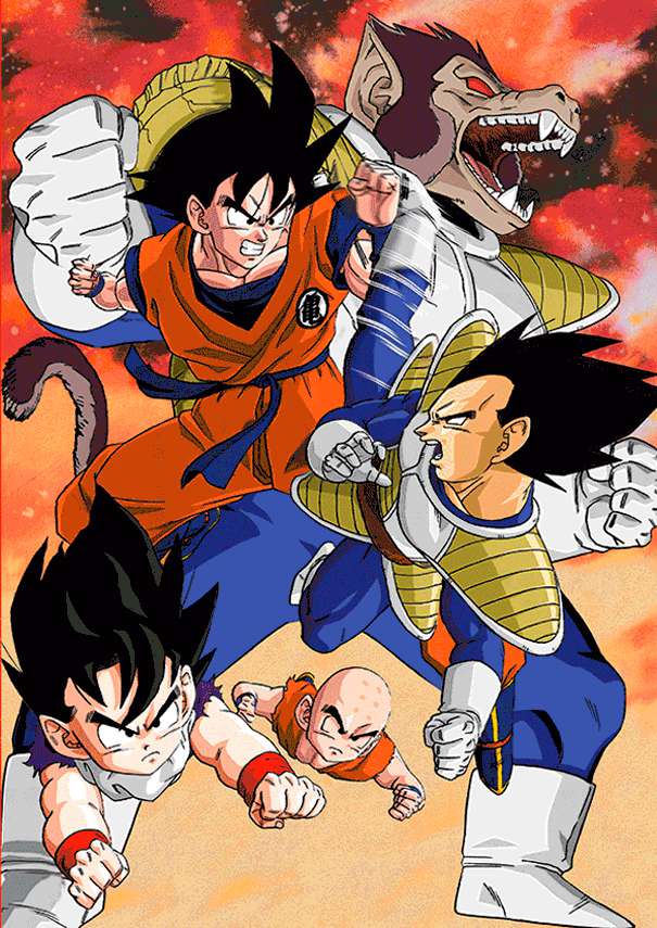 Dragon Ball Z Goku Vs Vegeta 3d Effect N Immagine principale del prodotto
