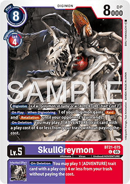 SkullGreymon (BT21-075)