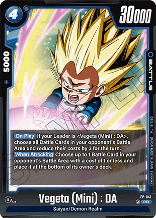 Vegeta (Mini) : DA (FP-041) [Fusion World] (V.1 - Promo)