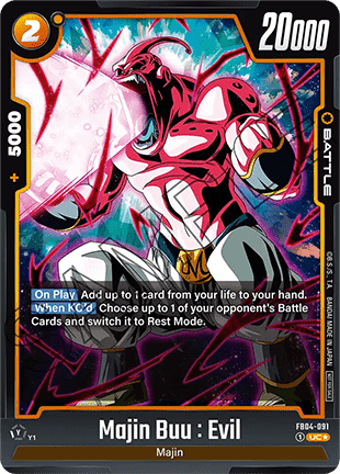Majin Buu : Evil (FB04-091) [Fusion World] (V.1 - Uncommon) Immagine principale del prodotto
