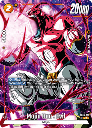 Majin Buu : Evil (FB04-091) [Fusion World] (V.2 - Uncommon) Immagine principale del prodotto