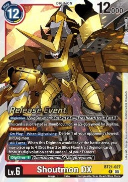 Shoutmon DX (BT21-027) Immagine principale del prodotto
