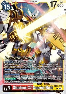Shoutmon X7: Superior Mode (BT21-030) Immagine principale del prodotto