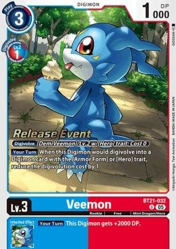 Veemon (BT21-032) Immagine principale del prodotto