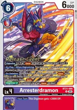 Arresterdramon (BT21-066) Immagine principale del prodotto