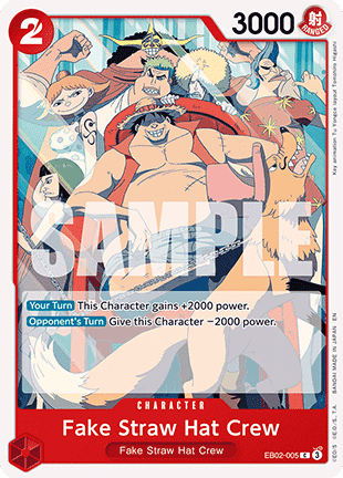 Fake Straw Hat Crew (EB02-005) Immagine principale del prodotto