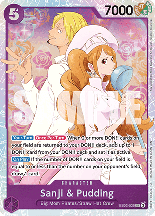 Sanji & Pudding (EB02-035) (V.1) Immagine principale del prodotto