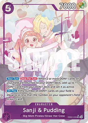 Sanji & Pudding (EB02-035) (V.2)