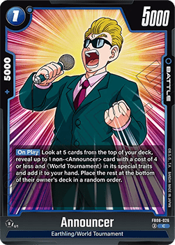 Announcer (FB06-026) [Fusion World]