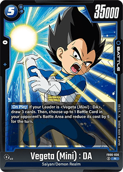 Vegeta (Mini) : DA (FB06-036) [Fusion World] Immagine principale del prodotto