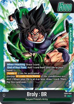 Broly : BR // Broly : BR (FB06-048) [Fusion World] (V.1 - Leader)